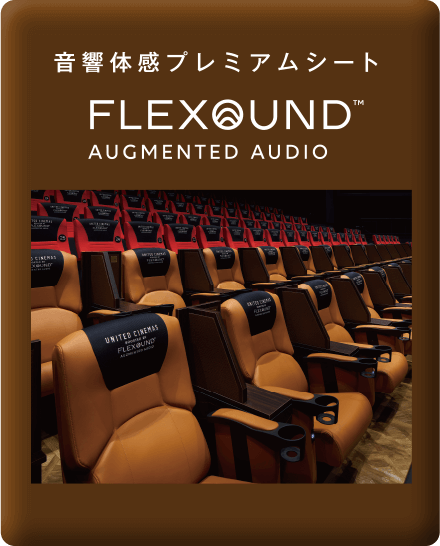 音響体感プレミアムシート FLEXOUND AUGMENTED AUDIO